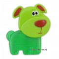 Прорезыватель Песик зеленый Baby Mix KP14444